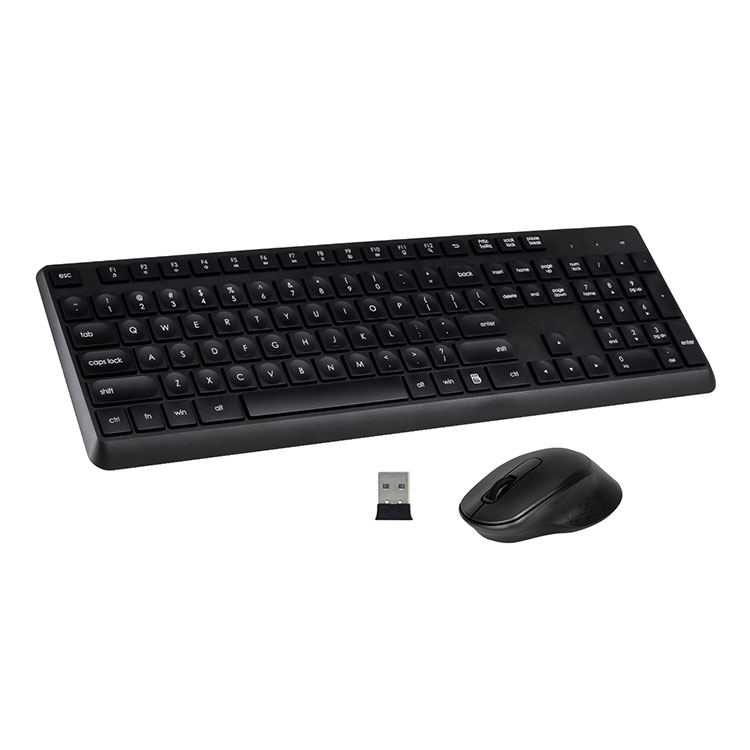2.4G wireless keyboard at mouse combo
