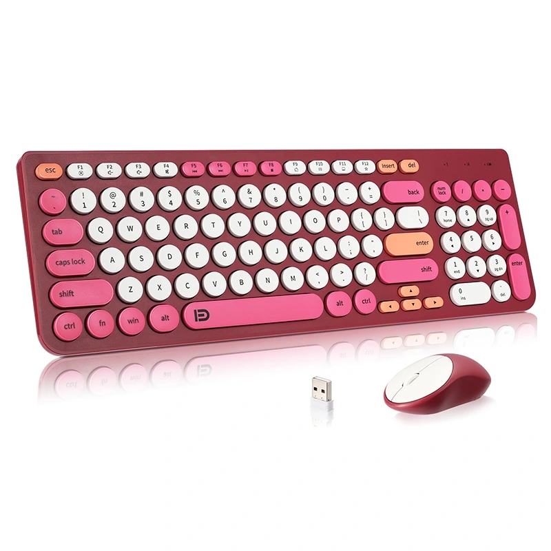 Ano ang mga tampok ng wireless keyboard at mouse combo?