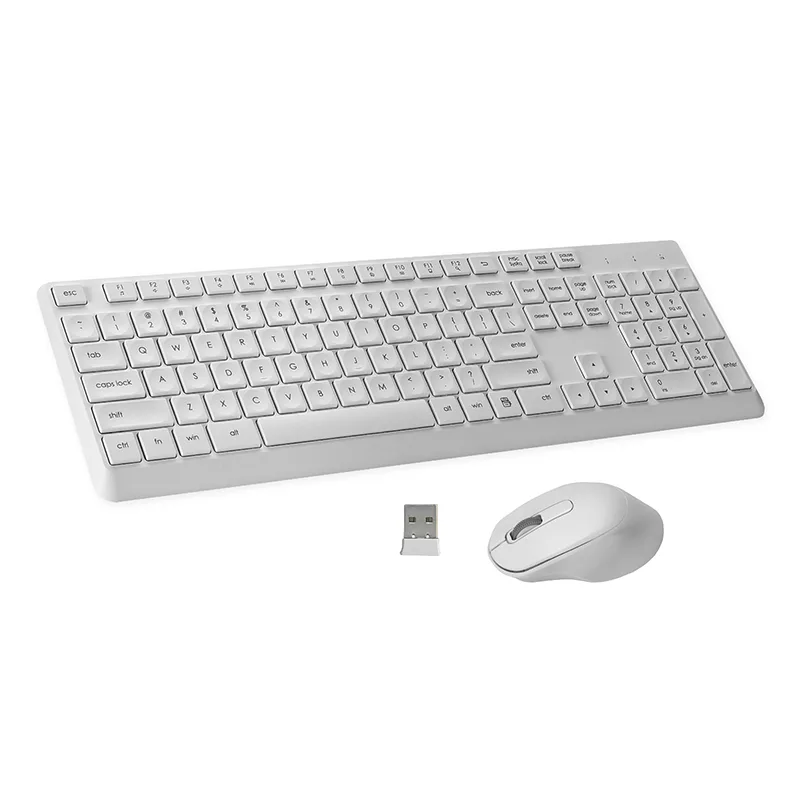 Bakit Ang White 2.4GHz Wireless Keyboard at Mouse Combo ang Pinakamahusay na Pagpipilian para sa Mga Makabagong Workspace?