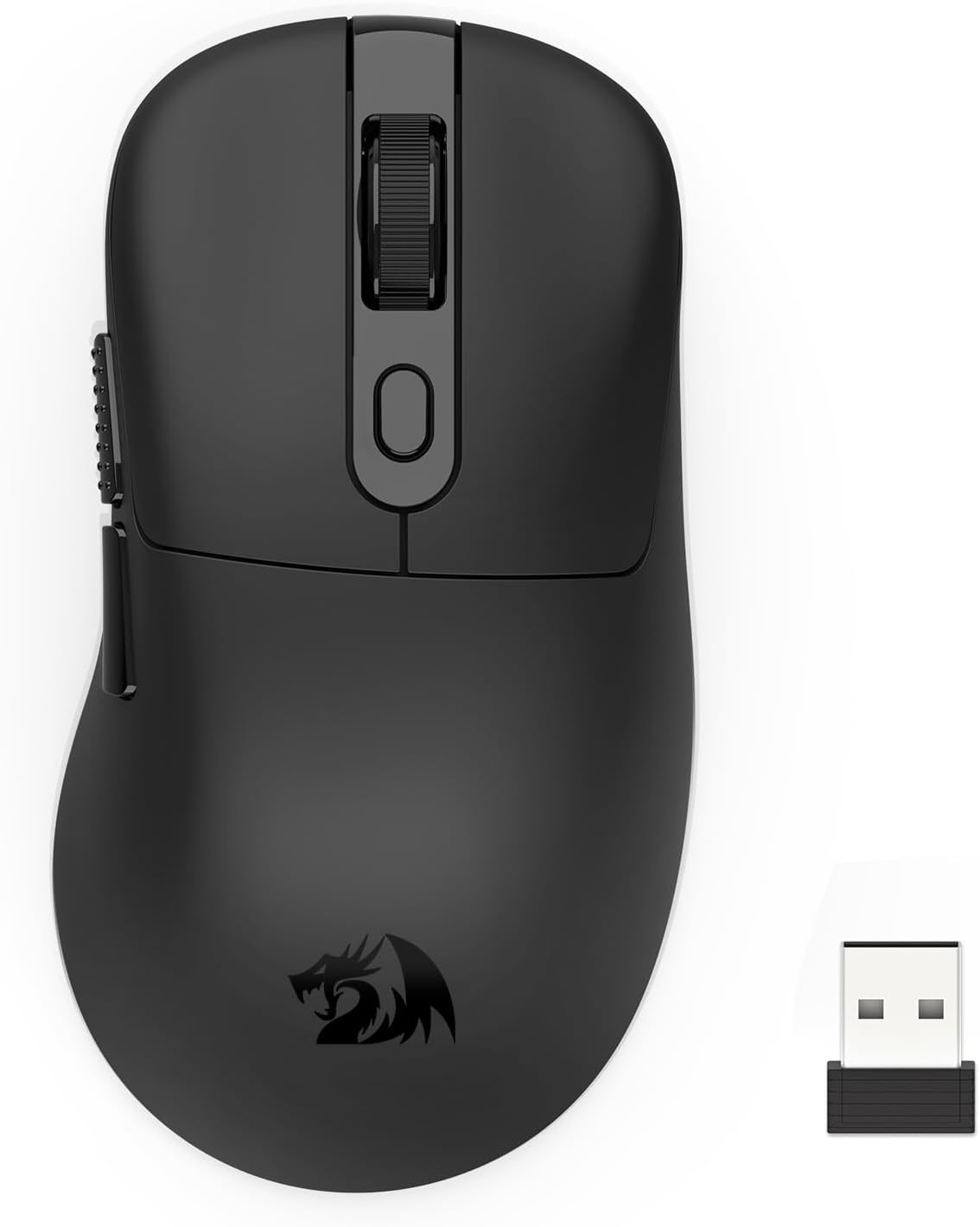 Itim na M818 Wireless 24,000 DPI, Tri-Mode 2.4G Gaming Mouse