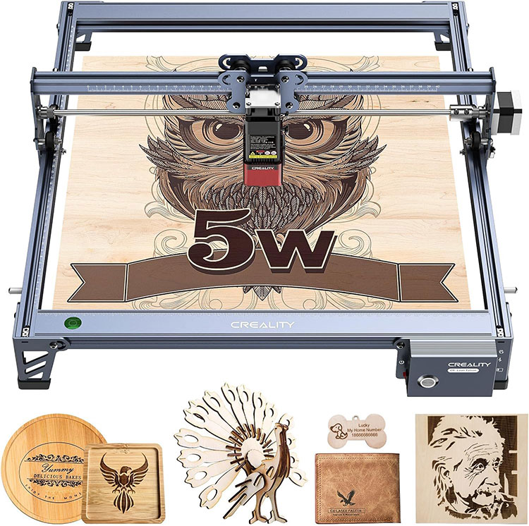 Falcon 5W Laser Engraver na may 72000mW Output Power Efficient
