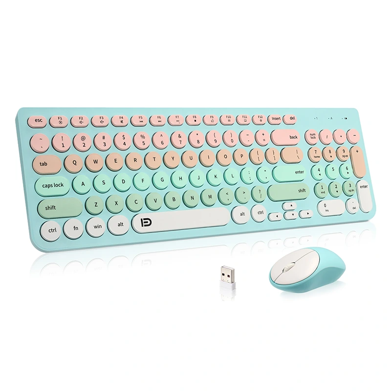Wireless keyboard at mouse combo 2.4GHz buong laki